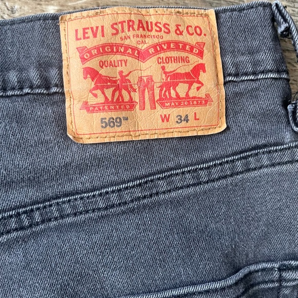 Levi’s 569 men’s shorts size 34 - Picture 3 of 4